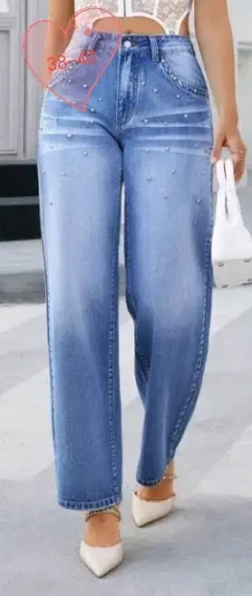 Jeans grises con flecos - miniatura 4