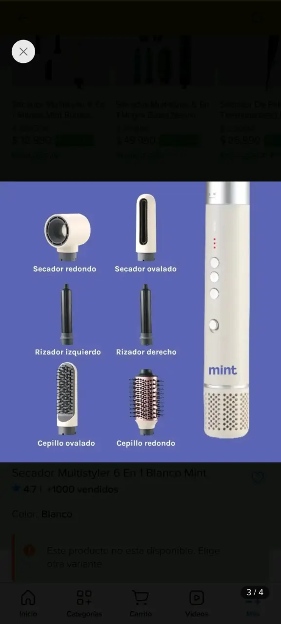Secador Multistyler 6 en 1 Mint - 2