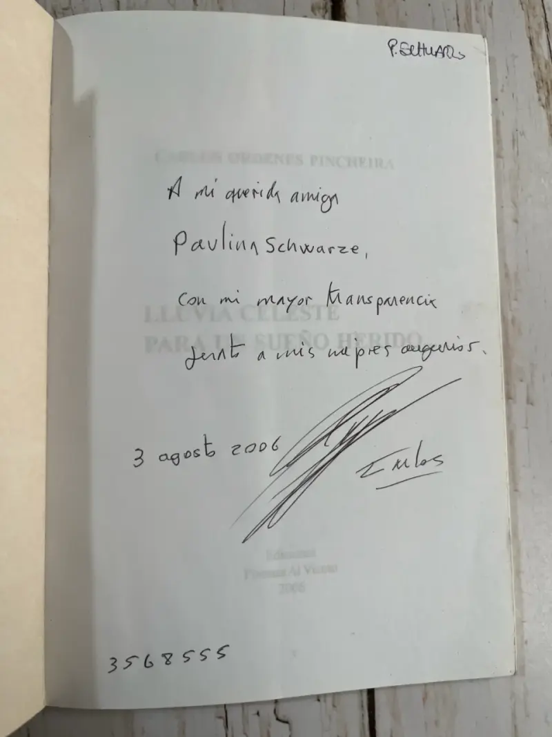 Libro 'Lluvia Celeste Para Un Sueño Herido' - 4