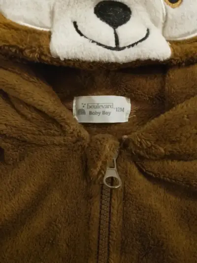 Pijama enterito oso para bebé - miniatura 3