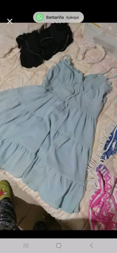 Vestido veraniego azul claro - miniatura 2