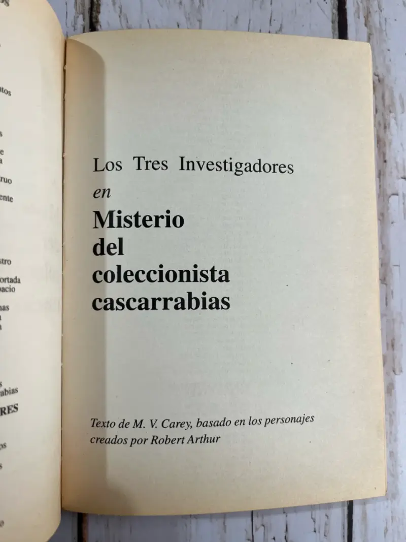 Libro Misterio del Coleccionista Cascarrabias - 4