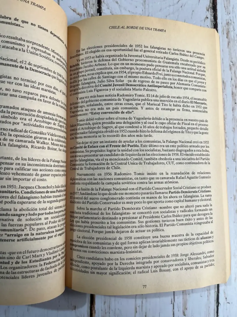 Libro 'Chile al borde de una trampa' - 6