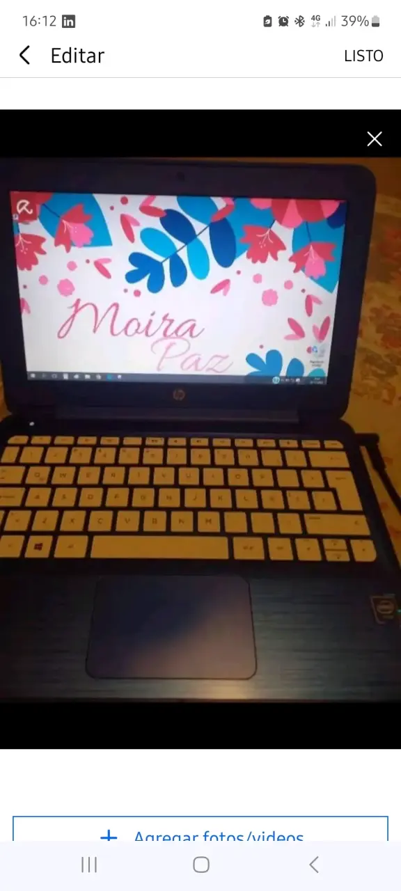 Netbook HP azul - 2