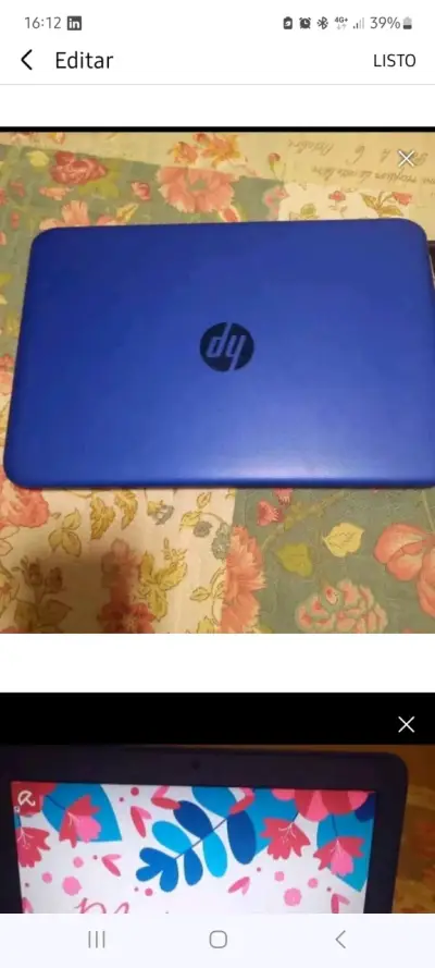 Netbook HP azul - miniatura 3