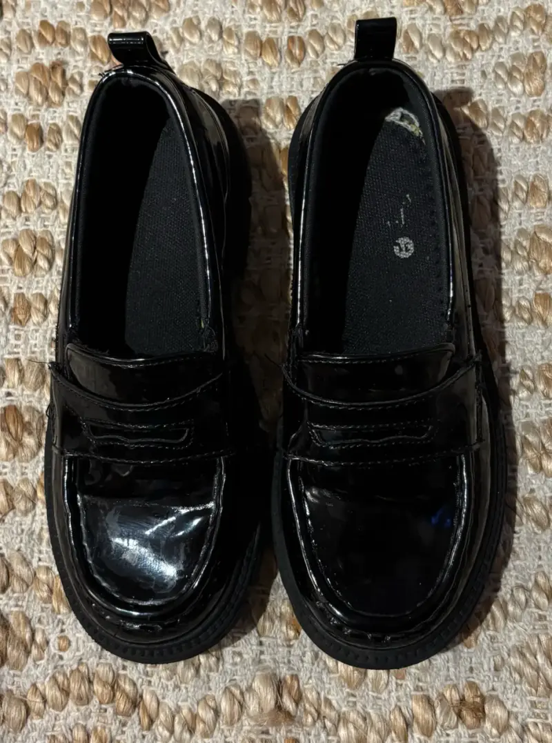 Mocasines negros charol talla 31 - 3