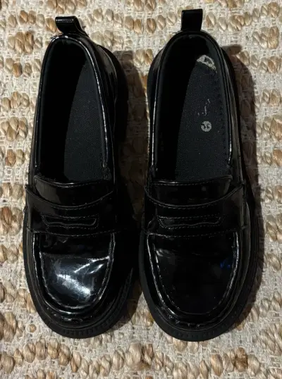 Mocasines negros charol talla 31 - miniatura 3