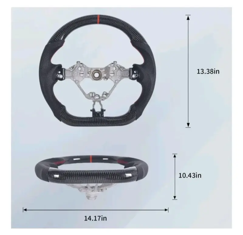 Volante deportivo de fibra de carbono Toyota 96 Br - 5