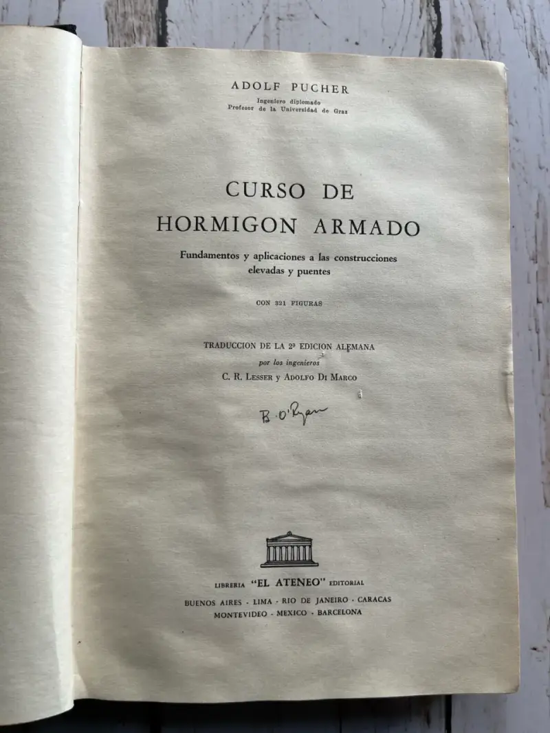Libro Curso de Hormigón Armado / Adolf Pucher - 2