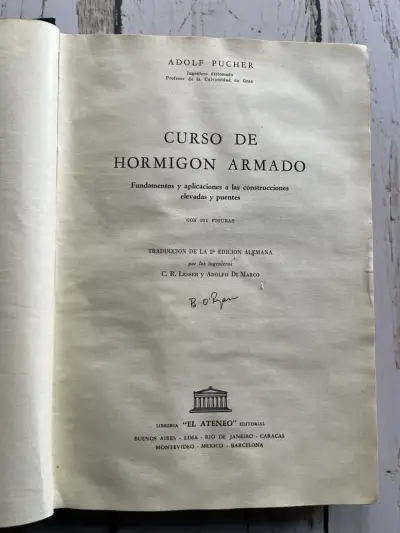 Libro Curso de Hormigón Armado / Adolf Pucher - miniatura 2