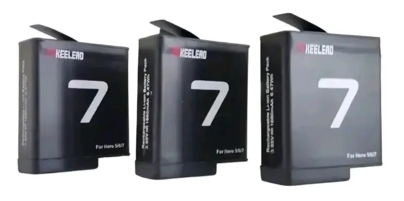 Kit cargador triple Keelerd batería Gopro Hero 5/6 - 1