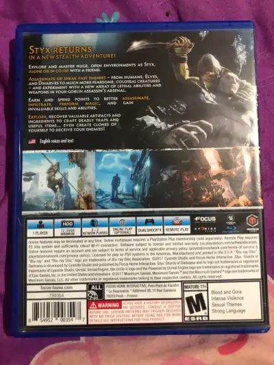 Juego PS4 Styx Shards of Darkness - miniatura 3