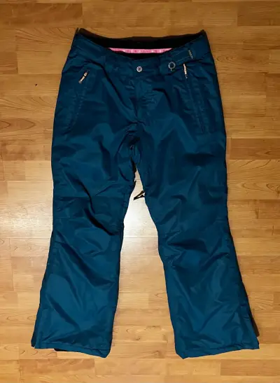 Pantalón azul impermeable para nieve - miniatura 1