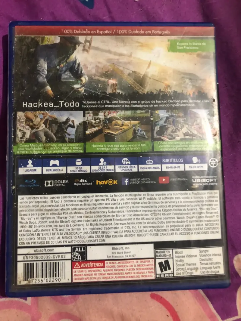 Videojuego Watch Dogs 2 PS4 - 3