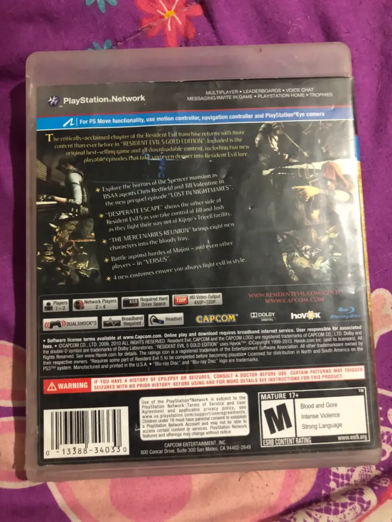 Resident Evil 5 PS3 Gold Edition - 3