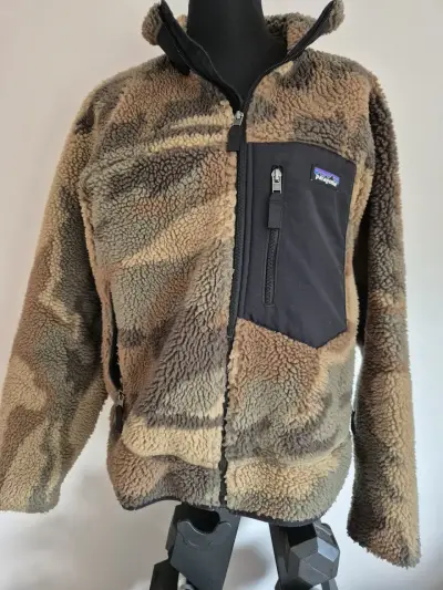 Abrigo polar camuflado con cremallera - miniatura 1