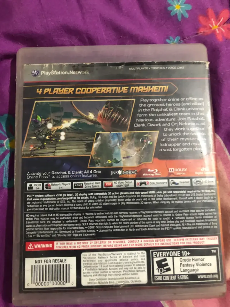 Juego PS3 Ratchet & Clank All 4 One - 3