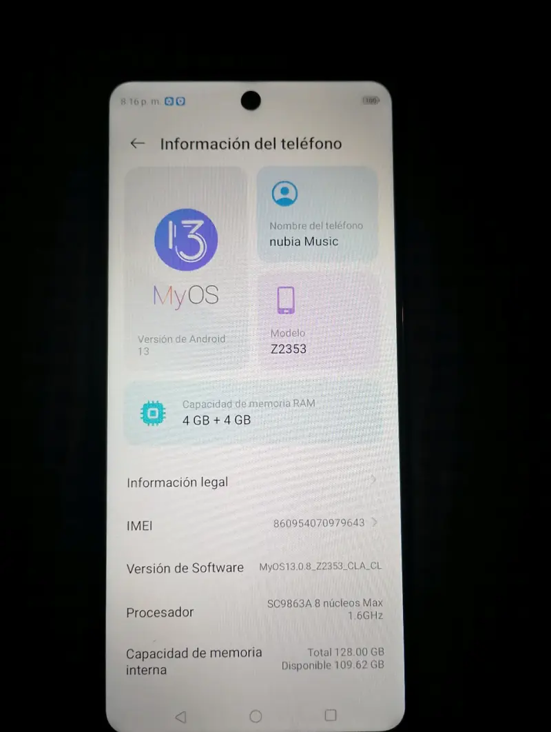 Smartphone Nubia Music colorido - 5