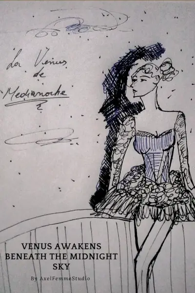 Serie de dibujos femeninos enmarcados. - miniatura 5