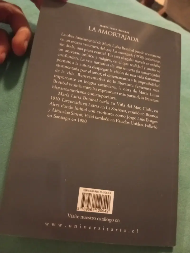 Libro La Amortajada - María Luisa Bombal (Editoria - 2
