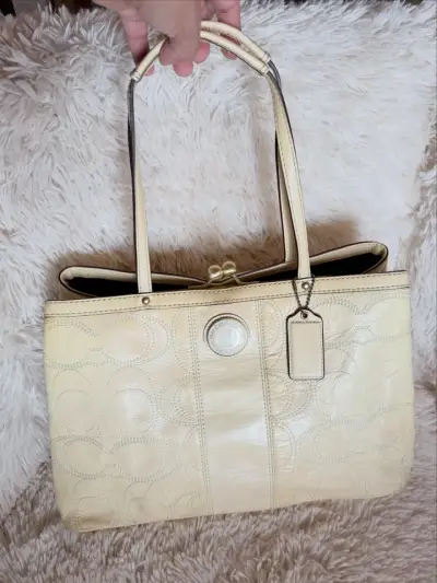 Coach vintage original en charol - miniatura 1