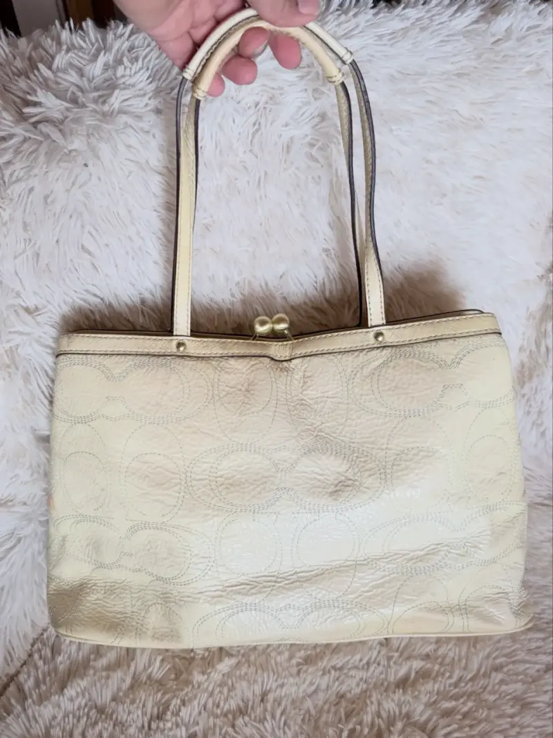 Coach vintage original en charol - 2