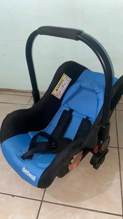 Coche para bebé Bebesit negro y silla para auto - miniatura 5