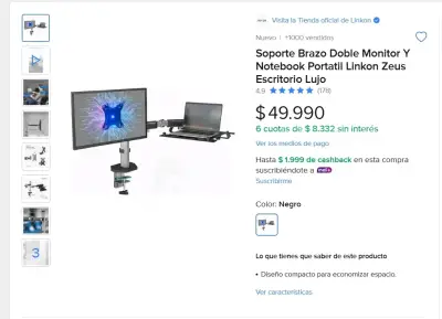 Monitor curvo Kogan 27 pulgadas - miniatura 3