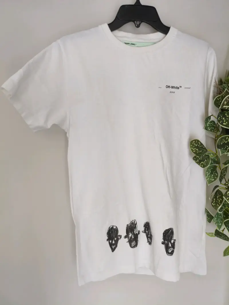 Polera Off-White original Jean Michel Basquiat - 2