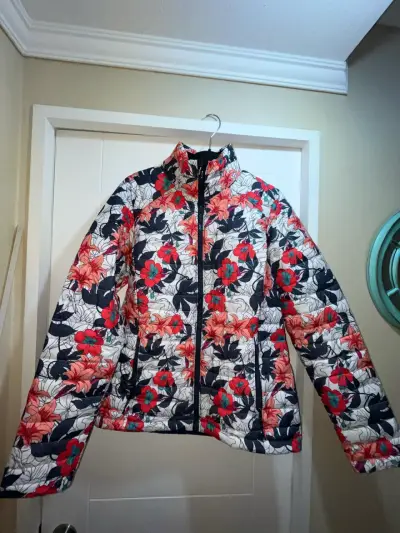 Chaqueta acolchada floral mujer columbia - miniatura 1
