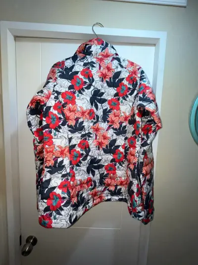 Chaqueta acolchada floral mujer columbia - miniatura 2
