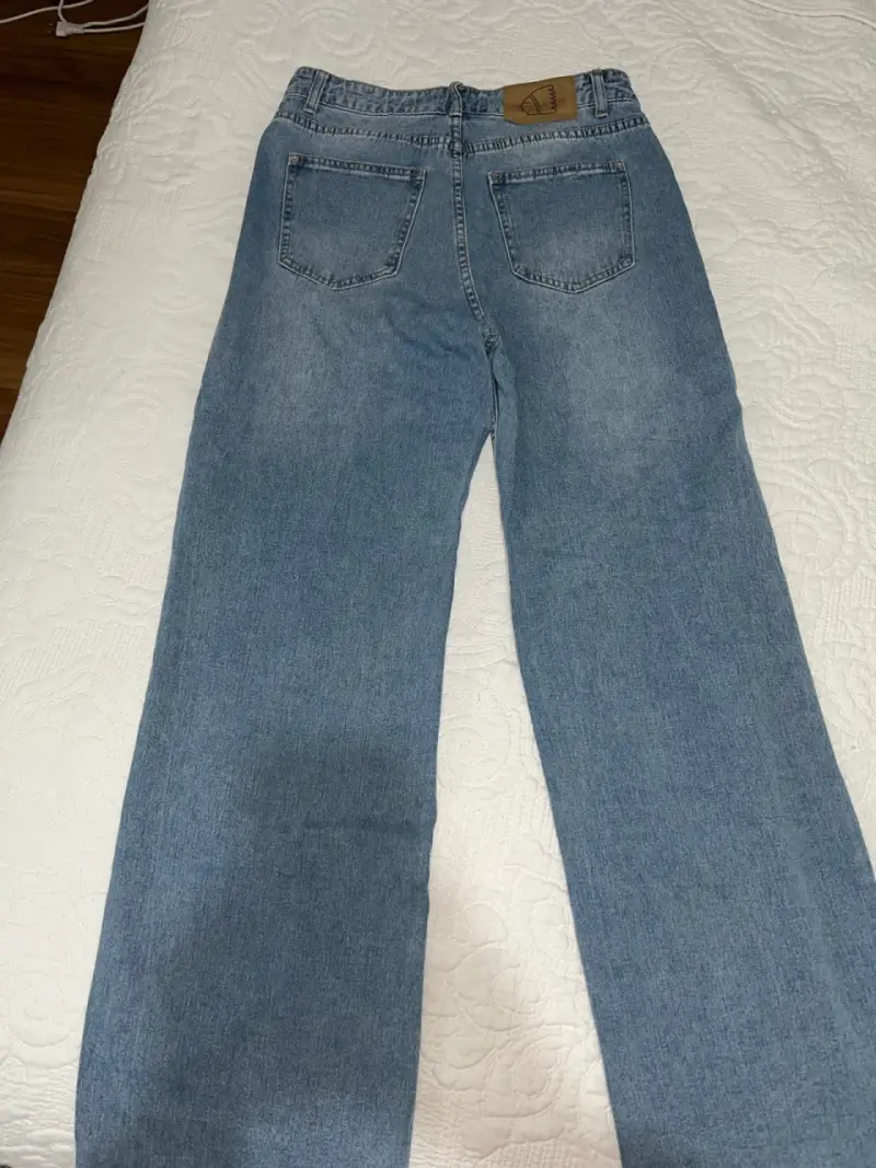 Jeans Americanino azules wide leg - 5