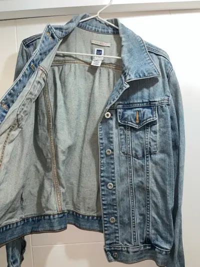 Chaqueta de mezclilla azul - miniatura 3