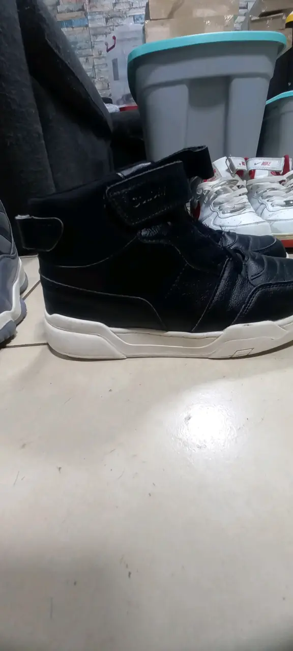 Zapatillas colloky negras con velcro - 2