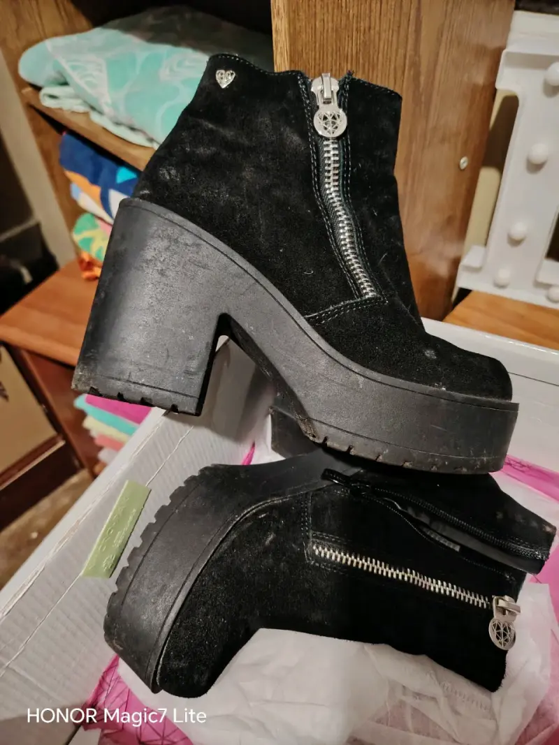 Botas de gamuza marrón - 2
