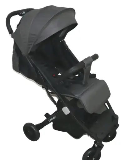 Coche de bebé plegable negro NUEVO - miniatura 3