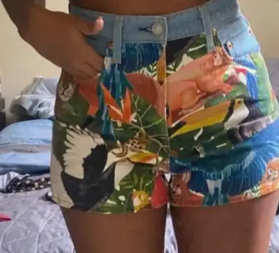Shorts estampados con aves - miniatura 4