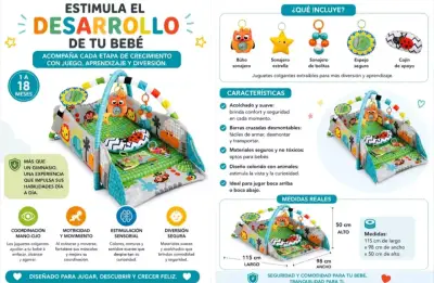 Gimnasio de actividades para bebés Nuevo - miniatura 4