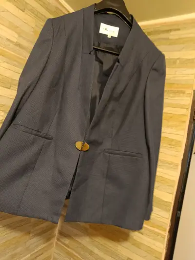 Blazer gris elegante - miniatura 1