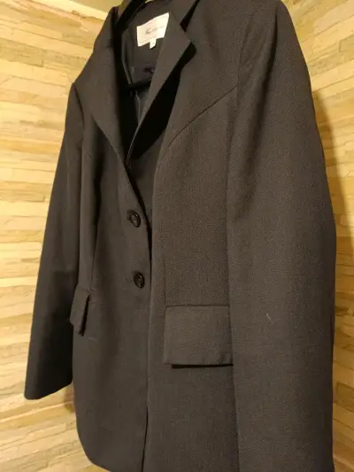 Blazer gris elegante - miniatura 4