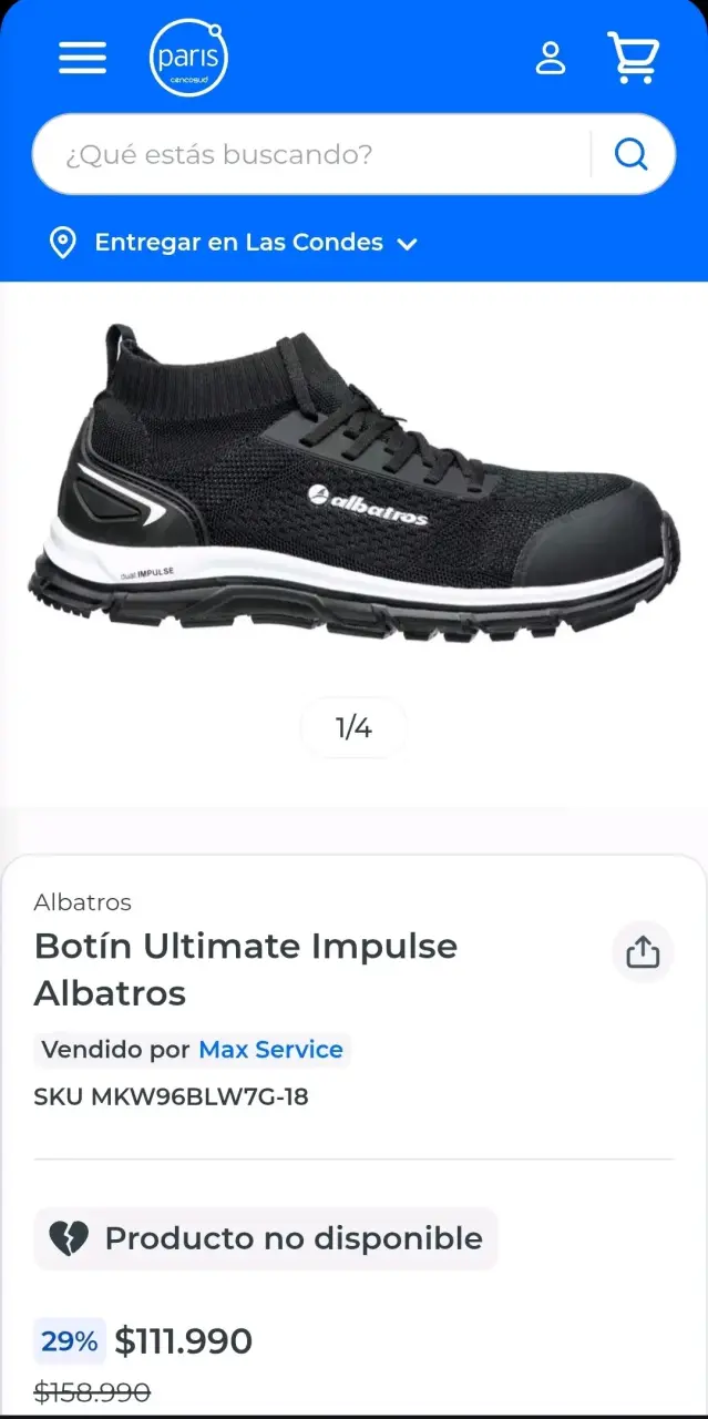 Zapatillas de seguridad Albatros Originales. - 2