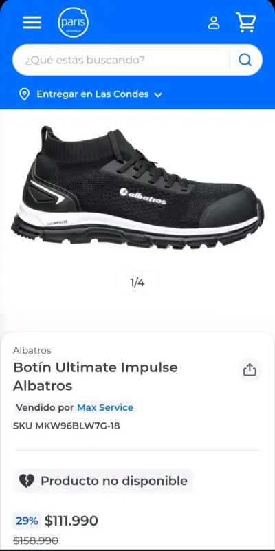 Zapatillas de seguridad Albatros Originales. - miniatura 2