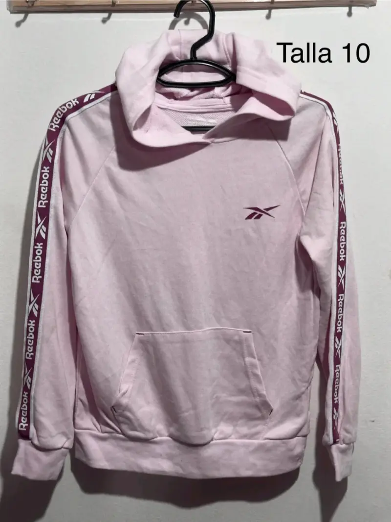 Polerón rosa con capucha Reebok - 3