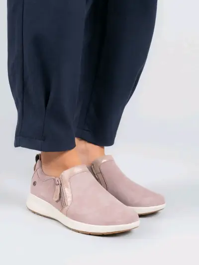 Zapatillas sin cordones rosa Hush puppie - miniatura 1