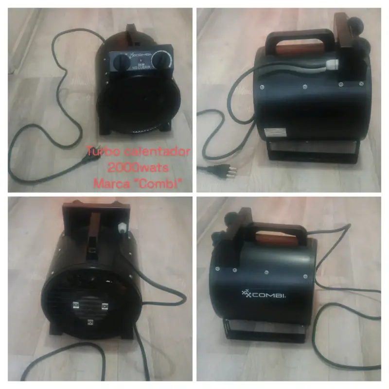 Calefactor turbo eléctrico portátil Combi - 5