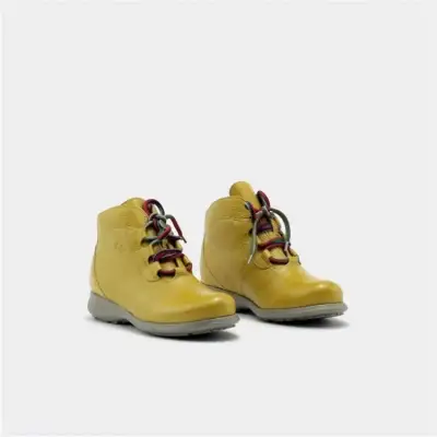 Botines amarillos de cuero - miniatura 1