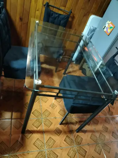 Mesa de vidrio moderna - miniatura 2