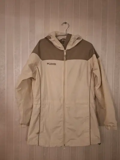 Chaqueta Columbia beige con capucha - miniatura 1