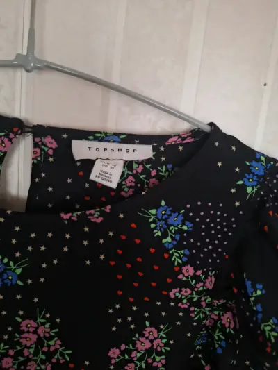 Vestido floral de manga larga - miniatura 2