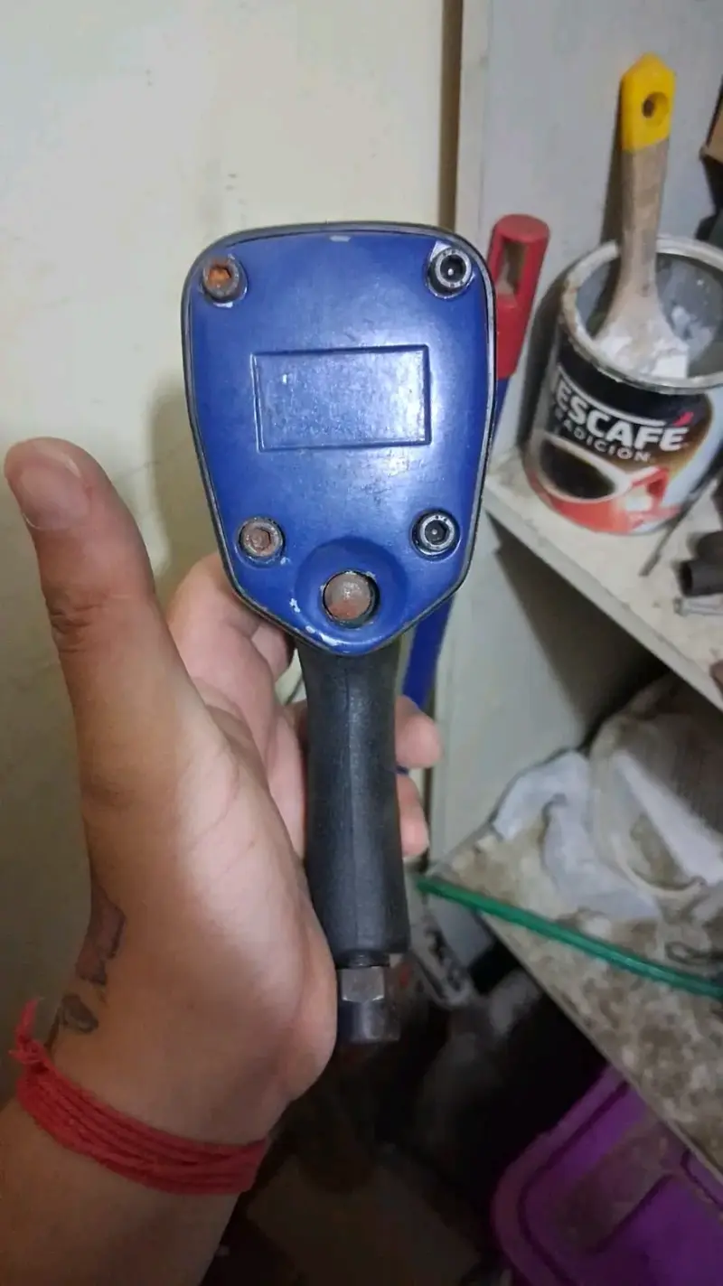 Pistola neumática azul - 3